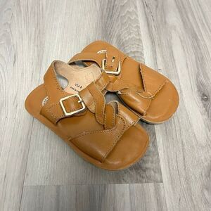 Whim + Wander Sandals Girls 8 Brown Strappy